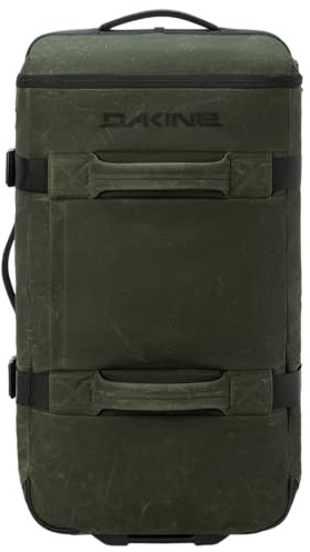 Dakine Split Roller Bag 2.0 110L, Kolophonium/Schwarz | Organisierter Innenraum, langlebig, großer Koffer für Reisen, austauschbare Räder