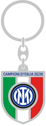 Inter - Portachiavi Scudetto in Metallo Smaltato Campioni d'Italia 25/26