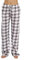 Just Love 100 % Baumwoll-Jersey, Damen-Pyjamahose, Nachtwäsche - Grau - X-Klein