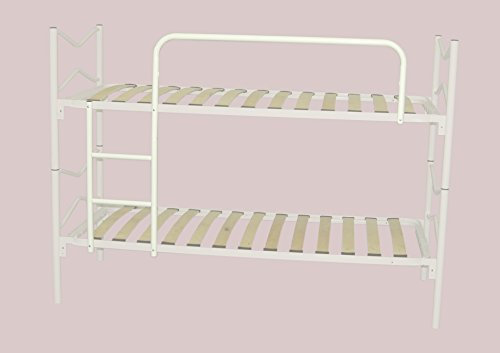 RETI GRITTI Set Leiter und Schutz für Etagenbett, Weiß