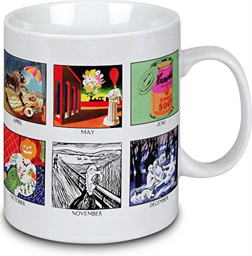 Porzellan Tasse – New Yorker Cartoon Fine Art Kalender – perfekte Geschenk für Kunstliebhaber.