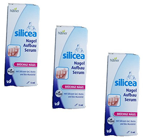 Hübner 3x5ml Silicea Nagelaufbauserum 15ml