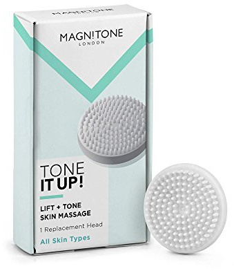 Magnitone Tone It Up Massaging Replacement Brush Head | For BareFaced 2 Pack of 1