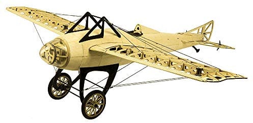 DW Hobby 39.4 Balsa Wood Airplane Deperdussin Monocoque 1.0M Electric Wooden Model Aircraft KIT Need to Build; Remote Control Airplane KIT for Adults (S2204B)