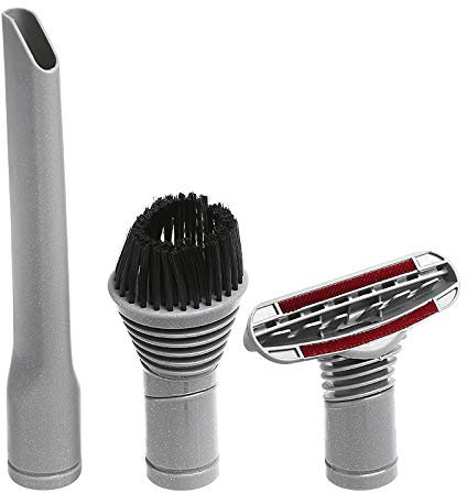 FIND A SPARE Grey Full Tool Kit 32MM Crevice Brush & Upholstery Tool For Dyson DC01 DC04 DC05 DC07 DC14 DC33 Numatic Henry Vacuum Hoover Cleaner