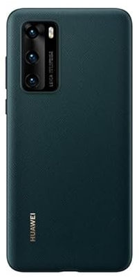 Huawei P40 PU Mobile Phone Case, Original Accessory, Ink Green