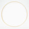 NaDeco Metallring in Gold beschichtet, wählbar in den Größen 20, 30,40 und 50cm Metallringe zum Basteln Drahtring zum Basteln Wickeltechnik Hoops Traumfänger Ring Makramee Ring, Größe:Ø 50 cm