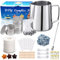 DIY Kerzenherstellung Kit,Duftkerzen,Candle Craft Supplies Set，Mit Candle Make Gießtopf,Dochte,Kerzenglas,Kerze Docht Aufkleber，Dochthalter,Rührstab,Wachsdocht Sockel，Für Kerze,Seife Herstellung
