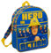 Fireman Sam Rucksack für Jungen, für Schule, Kinder, Feuerwehrmann, Sport, Schule, Lunchtasche mit bedruckten Trägern, blau, One size
