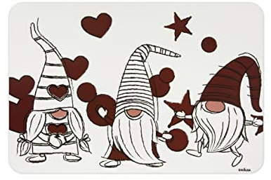 Excelsa Sweet GNOME Set 6 Tovagliette, Polipropilene