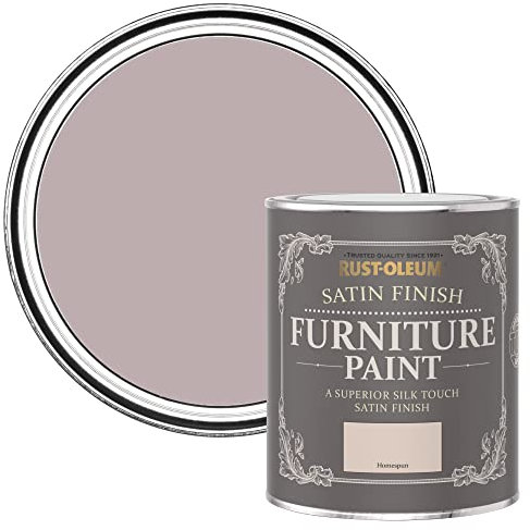 Rust-Oleum Light Pink Furniture Paint in Satin Finish - Homespun 750ml