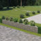MOONAIRY Mur de Gabion Acier galvanisé 450 x 30 x 50 cm Gabion Jardin Acier Galvanisé Gabion Jardiniere