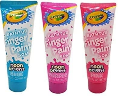 Crayola Neon Bright Bathtub Finger Paint Soap (Set Of 3)