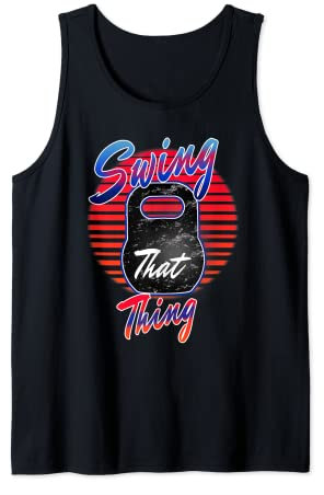 Kettlebell Sunset Swing that Thing T-Shirt – Kettlebell Bea Tank Top
