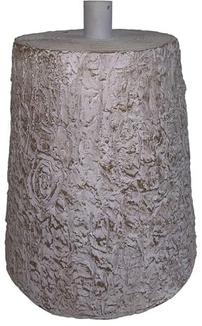 XONE Base Tronco per Albero di Natale | Supporto Albero di Natale Effetto Legno, Dimensioni Ø33xH35cm