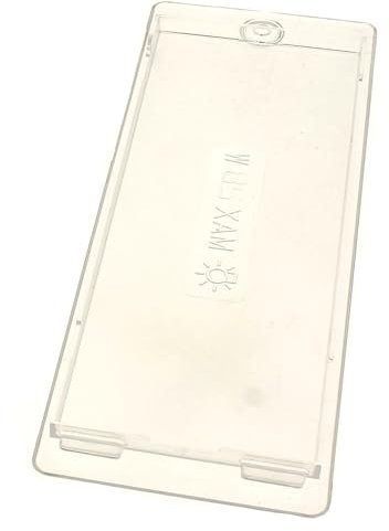 Whirlpool Diffuseur lumiere 170x64mm 482000009368 pour Hotte - Montage mural - Transparent - Bouton - Ductless/Recirculating - under_cabinet_range_hood