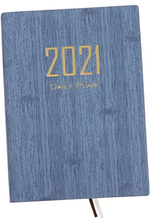 STOBOK 2021 A5-spiralnotizbuch Erinnerungsbuch Kalender-notizbuch Reisenotizbuch Spiralnotizbücher A5-notizbuch Notizbuch Für Reisende Büro Planen Hochwertiges Pu-leder Schreibtisch