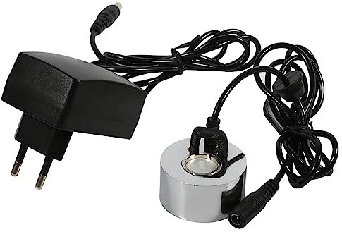 Ultraschall Nebel Terrario, Fuente Estanque Atomizador Aire Nebulizador Terrario Humidificador con Adaptador Enchufe de la UE 100 240 V Ultrasónico Mist Maker Fogger Agua