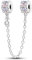 Hapour 925 Sterling Silber Charms für Armbänder und Halsketten – Anhänger Perlen Sicherheitskette für modische Accessoires europäischer Schmuck Geburtstagsgeschenk für Frauen Mädchen