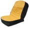 Housse de siège imperméable pour tondeuse à gazon, tracteur agricole (jaune)