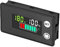 CGEAMDY Batterieanzeige, LED Batterieanzeige DC 12 / 24V Batterie Kraftstoffanzeigen, Batteriemonitor Tester Voltmeter Amperemeter, Für Wohnmobil Golfwagen Boot Auto