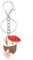 ARFUKA Porte-clés unisexe avec pendentif en forme de tasse de jus de noix de coco - Cadeau d'anniversaire, de Noël, de mariage, de Saint-Valentin pour homme et femme, Multicolore, taille unique