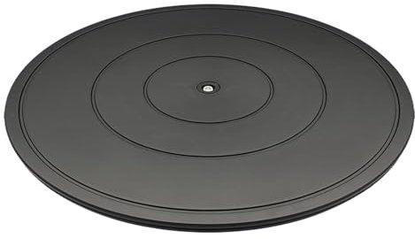 WORDFUN Plataforma Giratoria Redonda, 40cm Plato Giratorio para Bonsái con Rodamientos De Bolas, Base Giratoria para Monitor, Rueda Giratoria, para Monitor/TV/Bonsai/Rotación De Estantería
