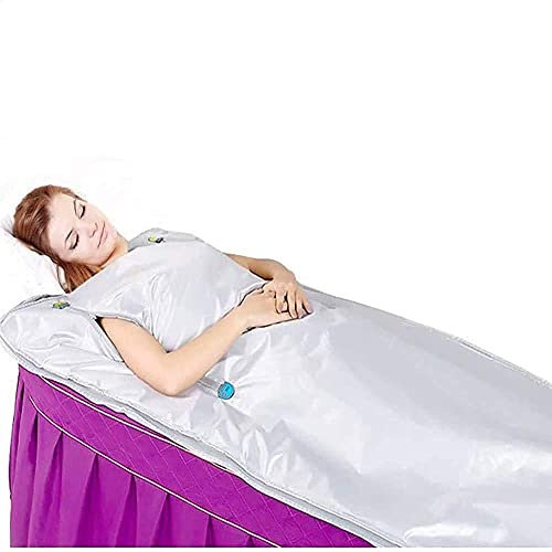 XJZHANG Coperta per Sauna a Infrarossi Oxford con Cerniera, Coperta a Vapore a Infrarossi Lontani (Fir) da 650 W con Telecomando, Dispositivo di Bellezza per La Casa Termale Disintossicante