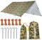 Unigear Tarp Rain Fly Regenschutzplane, Zelttuch, wasserdicht, Wanderschuppen, faltbar, leicht, wasserdicht, für Camping und Schutz gegen Regen, Schnee und Sonne