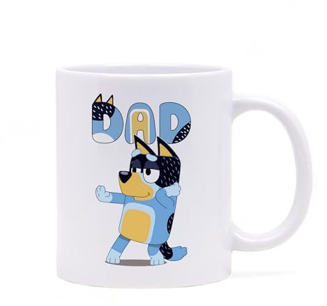 Bluey Dad Mug | Bluey Dad Bandit Mug | Fathers Day Gifts | Bluey Mug | Bluey Gifts | Dad Bod Mug | Father Figure gift | Novelty Fun Mug