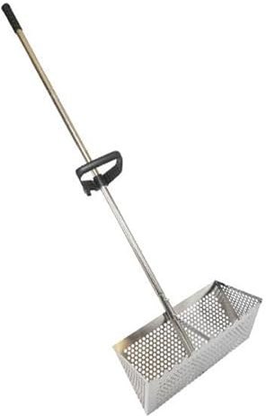 Gralara Rastrello Manuale Rastrello per filtrare la Sabbia Sabbia allentante Manuale Setaccio per Sabbia Rastrello da Spiaggia Rastrello per