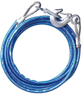 ULTECHNOVO 1pezzi Cavo Di Traino Per Auto Con Gancio Forgiato Corda Resistente Da Tonnellate Per Rimorchio Sicuro e -dampening Per Suv Camion e Utilizzi Notturni