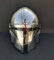 Mandalorian Steel Helmet Cosplay Prop Star Wars Movie Helm für LARP/Rollenspiel