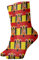 TradesForU Appealing - Calcetines deportivos de bandera antigua, color negro, calcetines para correr, transpirables, calcetines deportivos casuales, Bandera de España, Altoa única