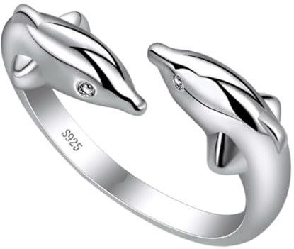 CTIRCHIU Offener Kreativer Fingerring Silber Eröffnungsring Modeschmuck Damen Mädchen Für Festliche Anlässe Und Halloween