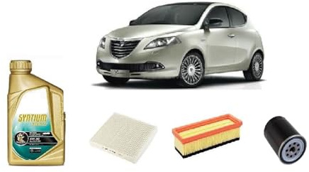Kit Tagliando Per Lancia Ypsilon 312 1.2 Benzina/Bifuel 51kW, Filtri + Olio Motore