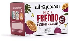 Altromercato - Infuso a freddo con Rooibos e Maracuja - 16 filtri - 40 g