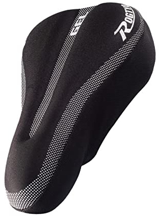 Gel-Fahrradsattelbezug, gepolstert, bequemes Trainingskissen, Mountaina, breiter Sattel, wasserdicht, gepolstert, für Damen und Herren