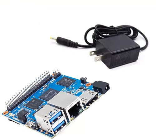 Banana Pi BPI-M2 Pro Single Board Computer mit Amlogic S905X3 Quad-Core, 2GB LPDDR4 RAM, 16GB eMMC, HDMI, Gigabit Ethernet (Board + Power)