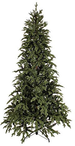 BIZZOTTO Albero di Natale Realistico 180 210 240 270 cm Colore Verde Folto Artificiale con Supporto in Metallo e Aghi in PVC Nepal (240 cm)