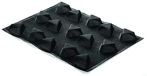 Silikomart | Micro-Forme in Silicone Perforato, Stampo Triangle, Misure 400 x 300 x 25 mm,