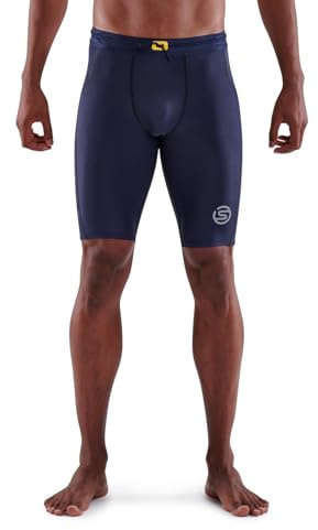 Skins Series-3 Half Tights Herren blau Größe XXL 2022 Laufsport Shorts
