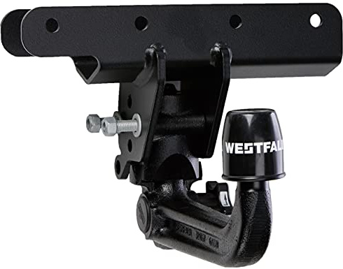 WESTFALIA Automotive Anhängerkupplung für Jeep Wrangler III + IV (JK/JL) (BJ 04/07-) - AdBlue-Modelle nur bis BJ 10/17 Im Set mit 13-poligem fahrzeugspezifischem Elektrosatz Abnehmbare AHK inkl 13-pol E-Satz
