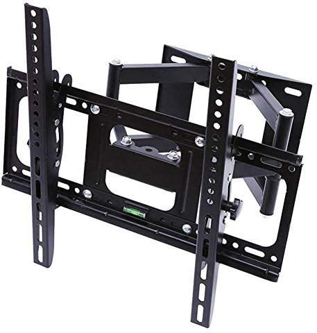 AlexVyan Dual Arm Full Motion Tilt Wall Mount Stand Bracket TV LCD LED Plasma 32 to 55 (32 40 42 46 52 55 inch) Flat and Corner for Sony LG Samsung Micromax Lloyd Panasonic Phillips Yu Hier Videocon