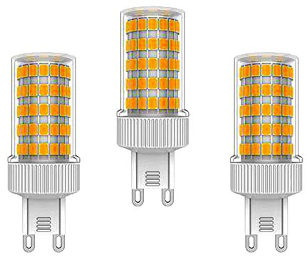ZHIYUE 3 Stück G9 10W LED Birne Äquivalente Halogenbirnen 100W G9 1000LM Energiesparlampen G9 Sockel Led Lampe AC 220-240V Nicht Dimmbar Warmweiß 3000K G9 Kapselbirne