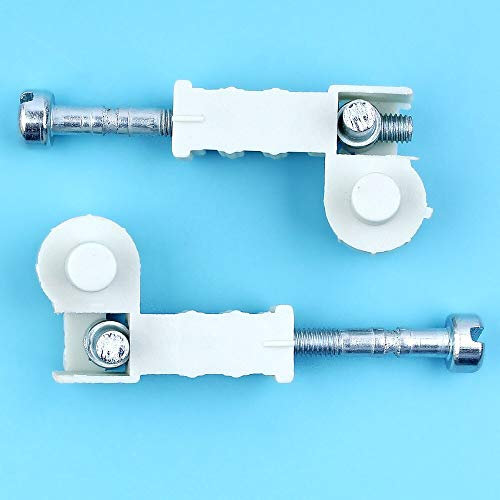 2 X Bar/Chain Tensioner Tightener Adjustment Screw Compatible with 017 018 MS170 MS180 Chainsaw Replacement Spare Parts