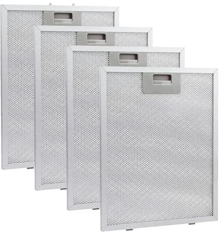 Metallfilter Dunstabzugshaube, 320 x 260 cm Dunstabzugshaube Filter Abzugshaube Filter 9 cm Dicke Filter Metall für Bosch Siemens Neff Constructa Viva 00353110/353110 Dunstabzugshaube