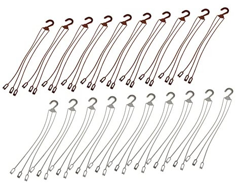WHAMVOX 20 Piezas Gancho clorofito macetas para Colgar Jardinera Colgante Cadenas Plantas Colgantes Gancho plástico para Plantas Ganchos Colgantes para macetas Gancho Maceta