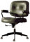 NRNQMTFZ Bürostuhl Ergonomisch,Arbeitsstuhl mit Armlehnen, höhenverstellbarer Computerstuhl，Bürostuhl hat 30° Wippfunktion,Gewichtskapazität 200KG(Blackish Green)