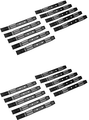 BLASHRD 10 Paar Festplatten Laufwerk Schienen Zubehör für GehäUse Käfige Laufwerk Schieber Kunststoff Schienen für 3,5 Bis 5,25 Festplatten Fach